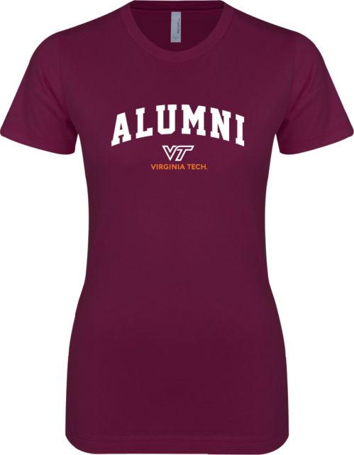 Virginia Tech Next Level Ladies SoftStyle Junior Fitted Tee Alumni - ONLINE ONLY