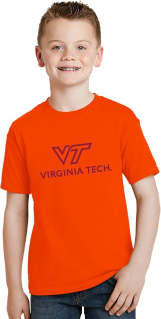 Virginia Tech Youth T Shirt Primary Institutional Mark - ONLINE ONLY