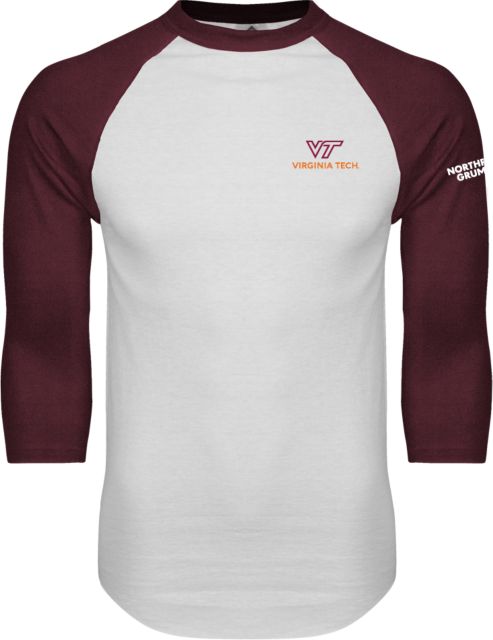 Virginia Tech Raglan Baseball T Shirt Northrop Grumman - ONLINE ONLY