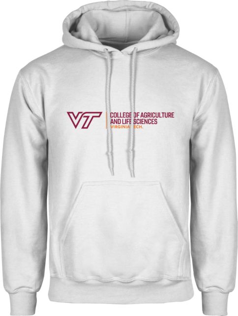 Virginia Tech Fleece Hoodie College of Agriculture and Life Sciences Horizontal - ONLINE ONLY