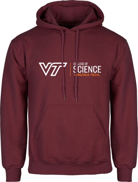 Virginia Tech Fleece Hoodie College of Science Horizontal - ONLINE ONLY