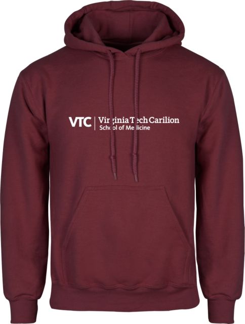 Virginia Tech Fleece Hoodie VTC School of Medicine Horizontal - ONLINE ONLY