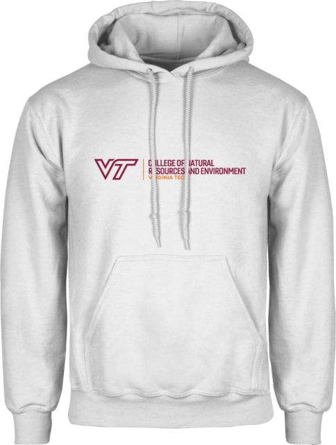 Virginia Tech Fleece Hoodie College of Natural Resources and Environment Horizontal - ONLINE ONLY
