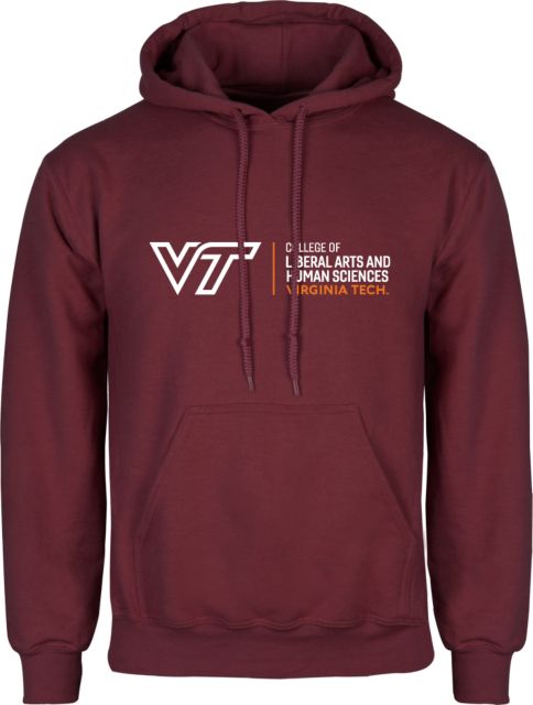 Virginia Tech Fleece Hoodie Liberal Arts and Human Sciences Horizontal - ONLINE ONLY