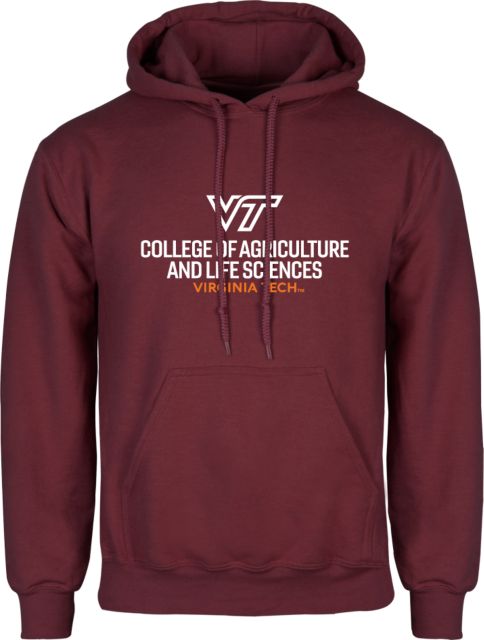 Virginia Tech Fleece Hoodie College of Agriculture and Life Sciences Vertical - ONLINE ONLY