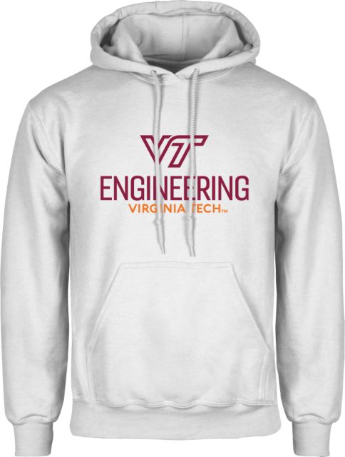 Virginia Tech Fleece Hoodie Engineering Vertical - ONLINE ONLY