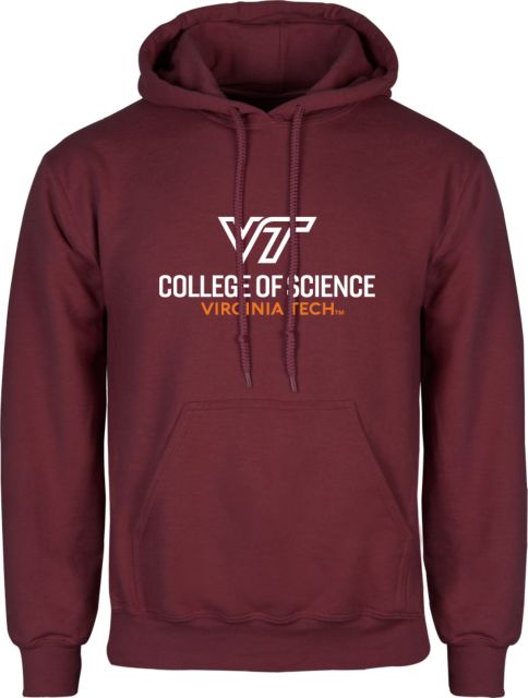 Virginia Tech Fleece Hoodie College of Science Vertical - ONLINE ONLY