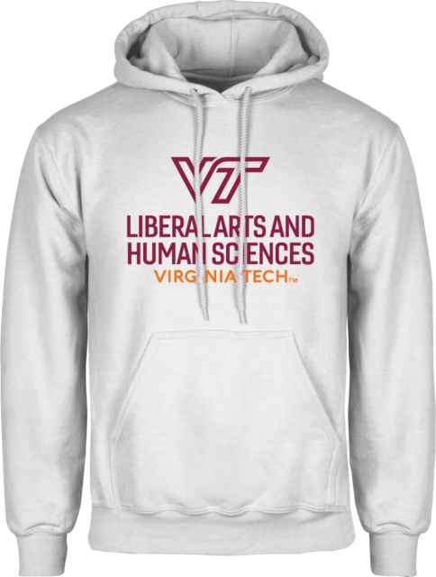 Virginia Tech Fleece Hoodie Liberal Arts and Human Sciences Vertical - ONLINE ONLY