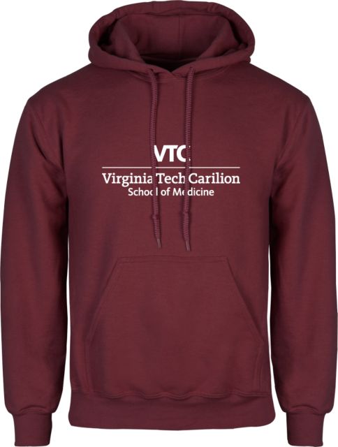 Virginia Tech Fleece Hoodie VTC School of Medicine Vertical - ONLINE ONLY