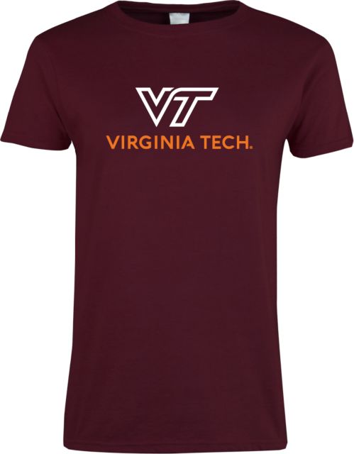 Virginia Tech Ladies T Shirt Primary Institutional Mark - ONLINE ONLY