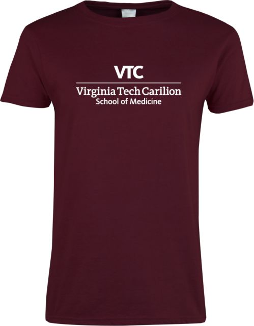 Virginia Tech Ladies T Shirt VTC School of Medicine Vertical - ONLINE ONLY