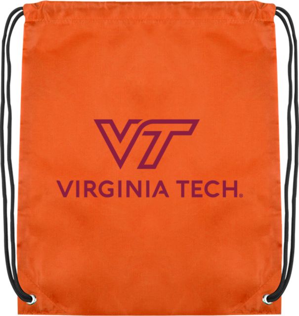 Virginia Tech Drawstring Backpack Primary Institutional Mark - ONLINE ONLY