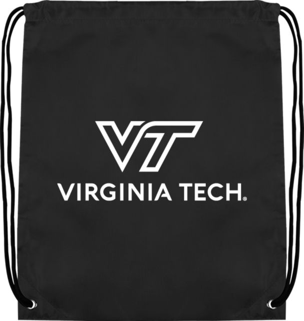 Virginia Tech Univ Drawstring Backpack Primary Institutional Mark - ONLINE ONLY