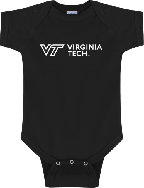 Virginia Tech Univ Infant Bodysuit Primary Institutional Flat TM - ONLINE ONLY