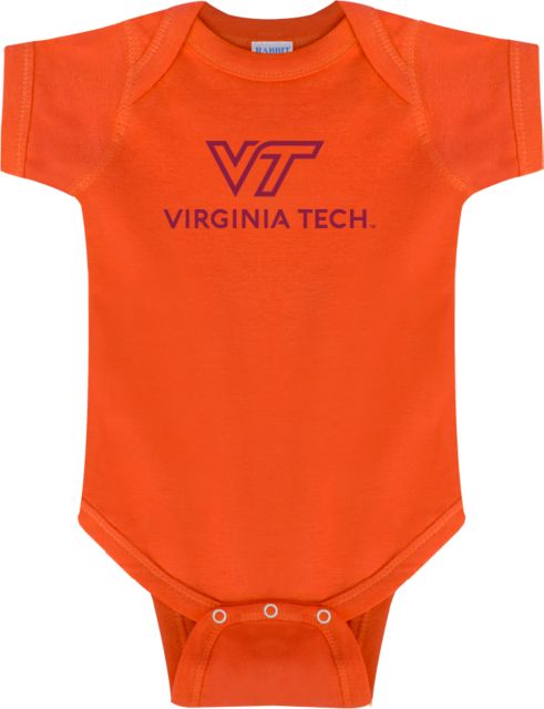 Virginia Tech Univ Infant Bodysuit Primary Institutional Mark TM - ONLINE ONLY