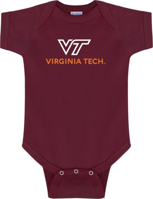 Virginia Tech Univ Infant Bodysuit Primary Institutional Mark TM - ONLINE ONLY