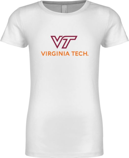 Virginia Tech Next Level Girls Fashion Fit T Shirt Primary Institutional Mark - ONLINE ONLY