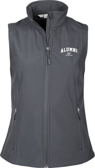 Virginia Tech Ladies Core Softshell Vest Virginia Tech Alumni - ONLINE ONLY