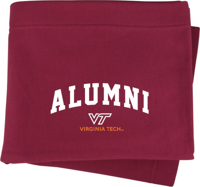 Virginia Tech Sweatshirt Blanket Alumni - ONLINE ONLY