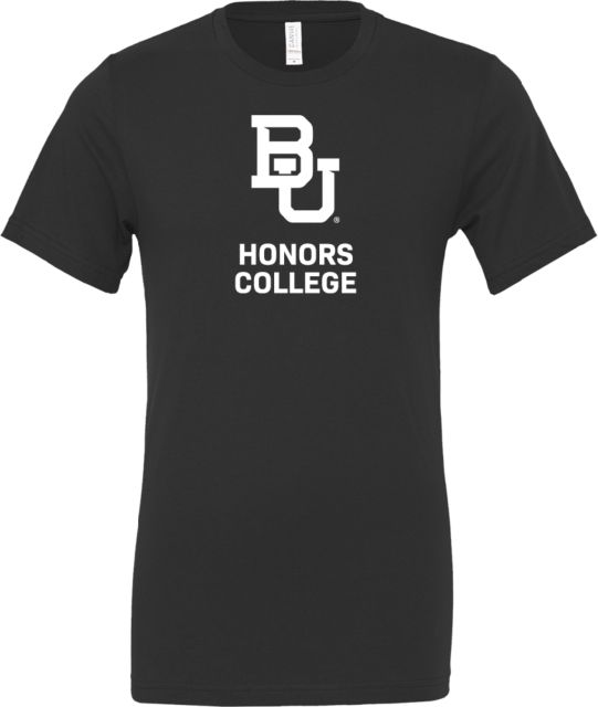 Baylor Bella + Canvas Jersey Cotton T Shirt Honors College Simplified - ONLINE ONLY