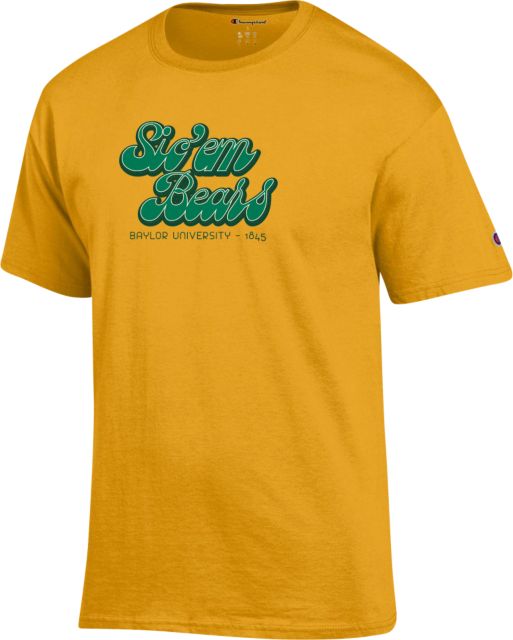 Baylor University Champion T Shirt Sicem Bears Groovy - ONLINE ONLY