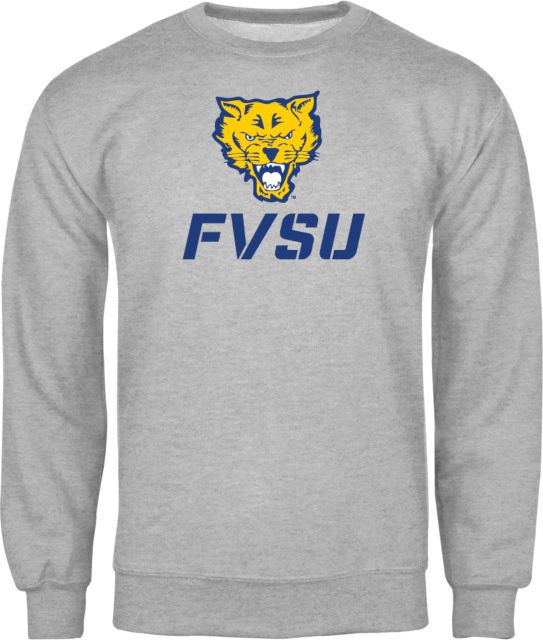 Fort Valley State Fleece Crew Primary Mark - ONLINE ONLY