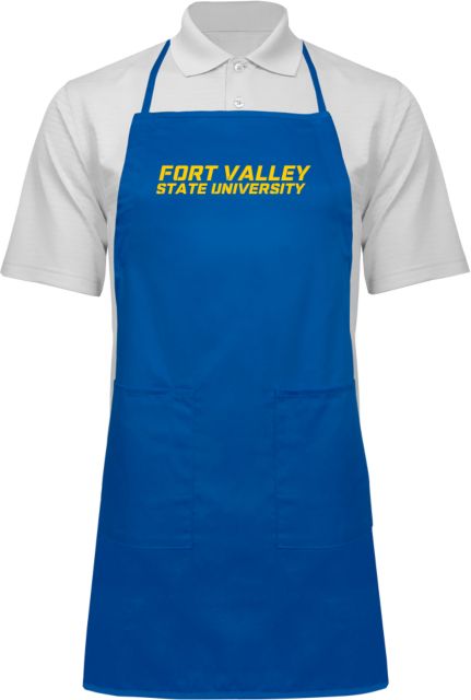 Fort Valley State Full Length Apron Wordmark - ONLINE ONLY