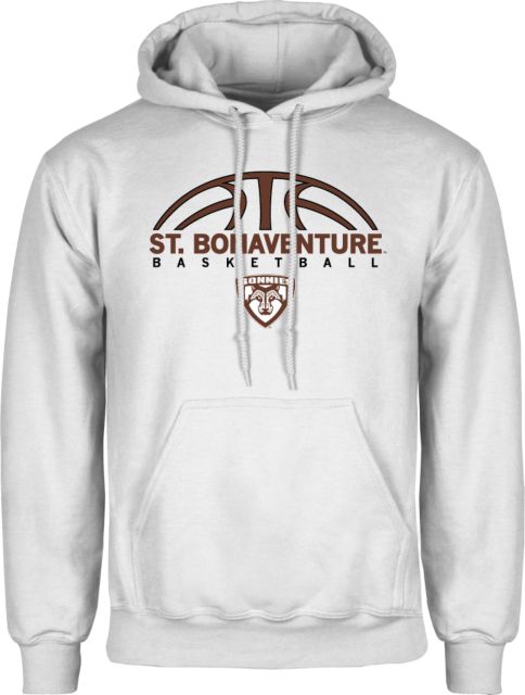 St Bonaventure Fleece Hoodie St. Bonaventure Basketball Half Ball