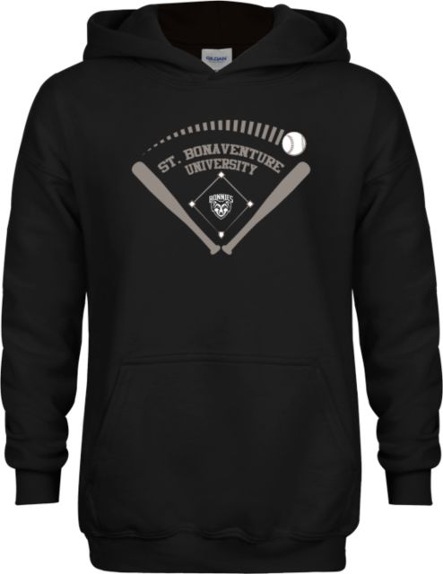 St Bonaventure Youth Fleece Hoodie St Bonaventure Baseball Design - ONLINE ONLY