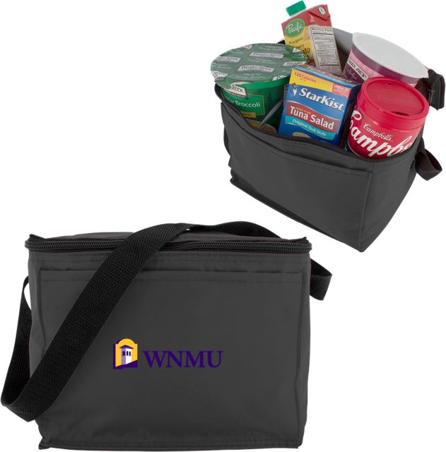 Western New Mexico Six Pack Cooler University Mark Flat - ONLINE ONLY