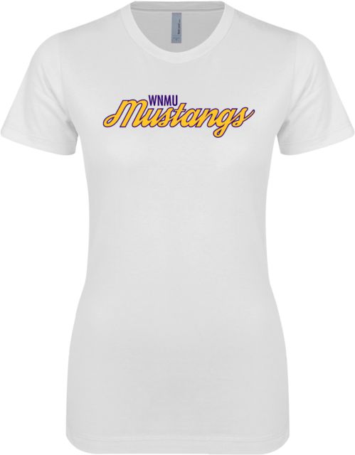 Western New Mexico Next Level Boyfriend Tee Scripted Mustangs - ONLINE ONLY