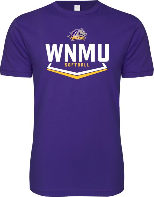 Western New Mexico Next Level SoftStyle T Shirt Softball Plate Design - ONLINE ONLY