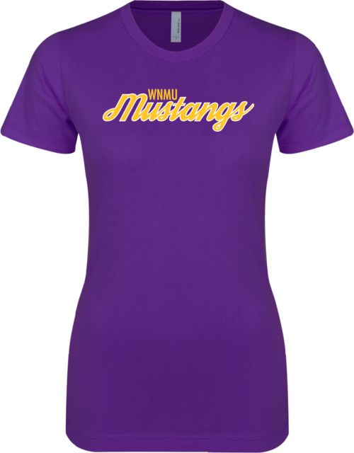 Western New Mexico Next Level Boyfriend Tee Scripted Mustangs - ONLINE ONLY