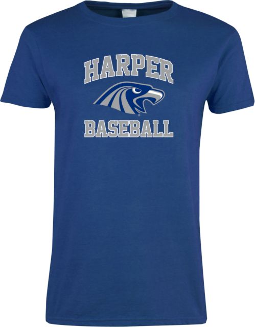 Harper College Ladies T Shirt Baseball - ONLINE ONLY