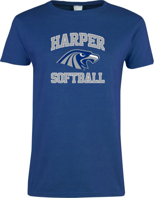 Harper College Ladies T Shirt Softball - ONLINE ONLY