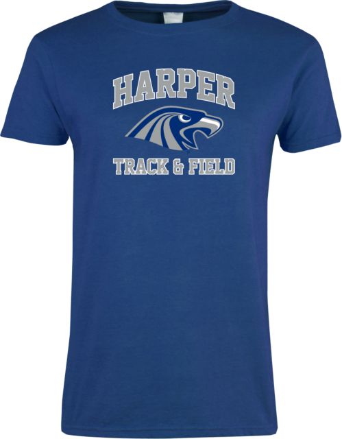 Harper College Ladies T Shirt Track and Field - ONLINE ONLY