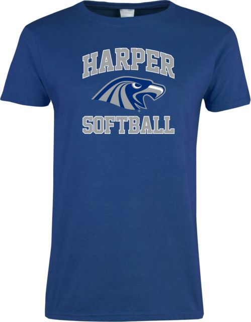 Harper College Ladies T Shirt Softball - ONLINE ONLY