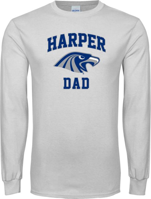 Harper College Long Sleeve T Shirt Dad - ONLINE ONLY
