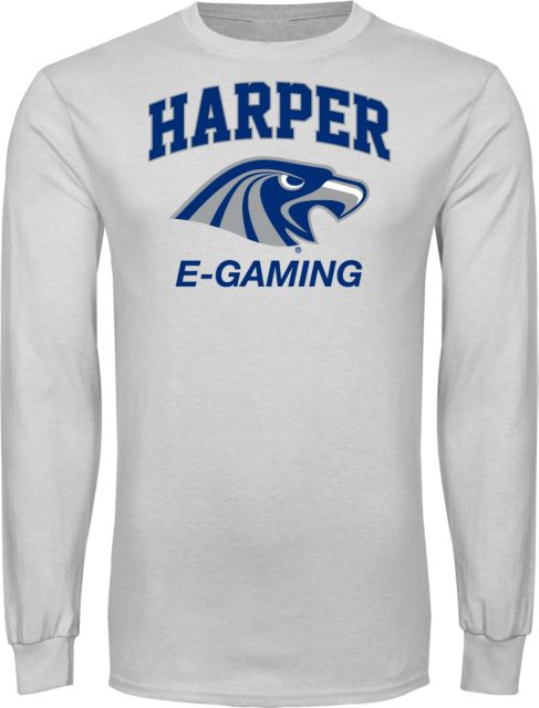 Harper College Long Sleeve T Shirt Gaming - ONLINE ONLY