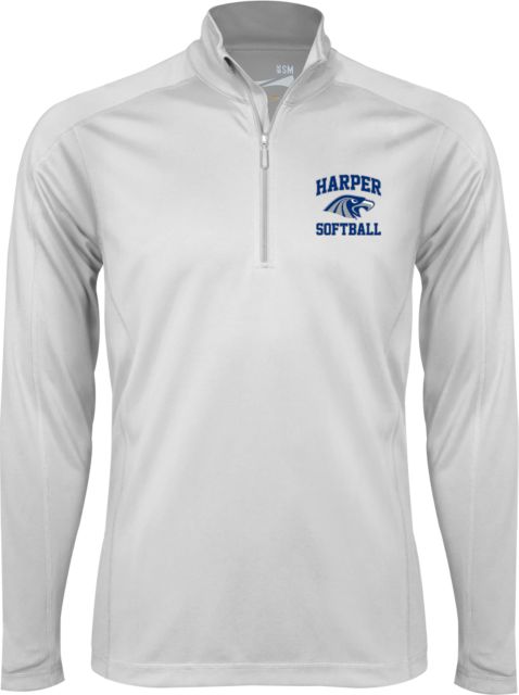 Harper College Syntrel Interlock 1/4 Zip Softball - ONLINE ONLY