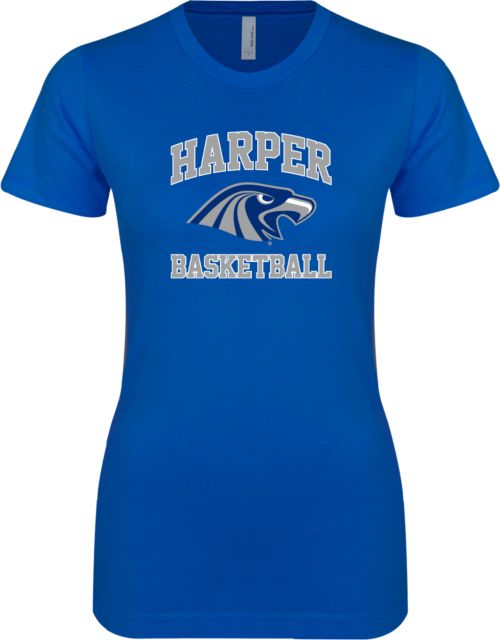 Harper College Next Level Ladies SoftStyle Junior Fitted Tee Basketball - ONLINE ONLY