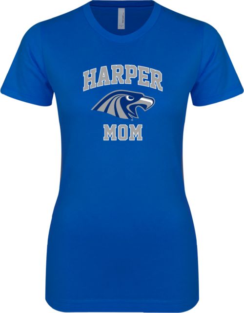 Harper College Next Level Ladies SoftStyle Junior Fitted Tee Mom - ONLINE ONLY