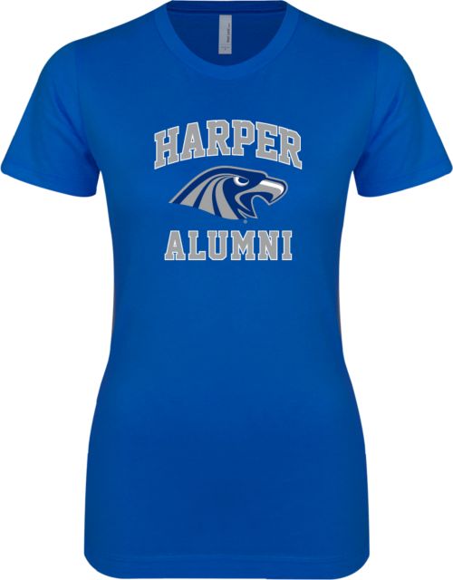 Harper College Next Level Ladies SoftStyle Junior Fitted Tee Alumni - ONLINE ONLY