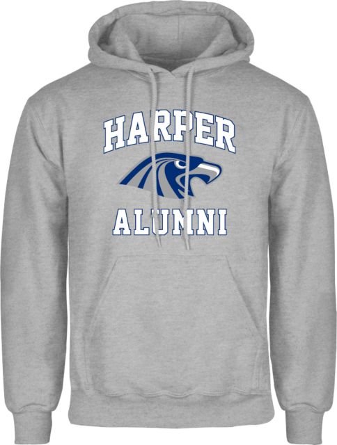 Harper College Fleece Hoodie Alumni - ONLINE ONLY