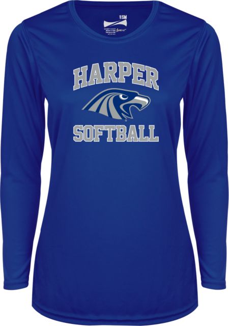 Harper College Ladies Syntrel Performance Longsleeve Shirt Softball - ONLINE ONLY