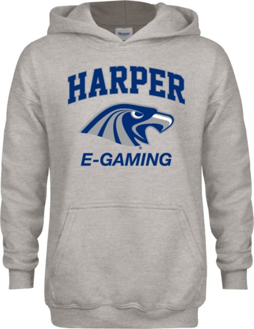 Harper College Youth Fleece Hood Gaming - ONLINE ONLY