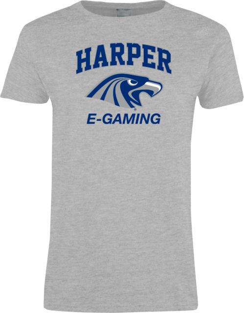 Harper College Ladies T Shirt Gaming - ONLINE ONLY