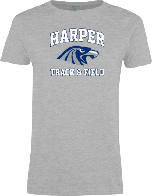 Harper College Ladies T Shirt Track and Field - ONLINE ONLY