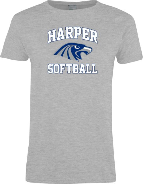 Harper College Ladies T Shirt Softball - ONLINE ONLY
