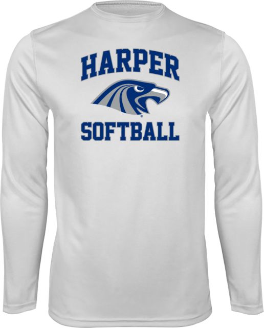 Harper College Performance Longsleeve Shirt Softball - ONLINE ONLY